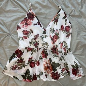 Floral Print Tank Top